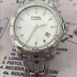 Men’s Watch - Fossil - Silver w/ white dial